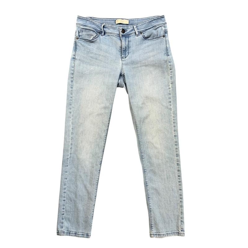 J Jill Denim Jeans Women 2 Blue Authentic Fit SLIM Ankle Low Rise Pocket Stretch