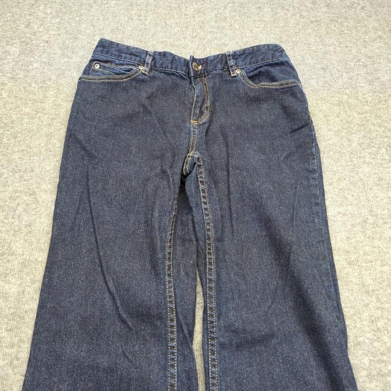 J Jill Jeans Womens 4 Blue Athletic Fit Low Rise Dark Wash Stretch Casual