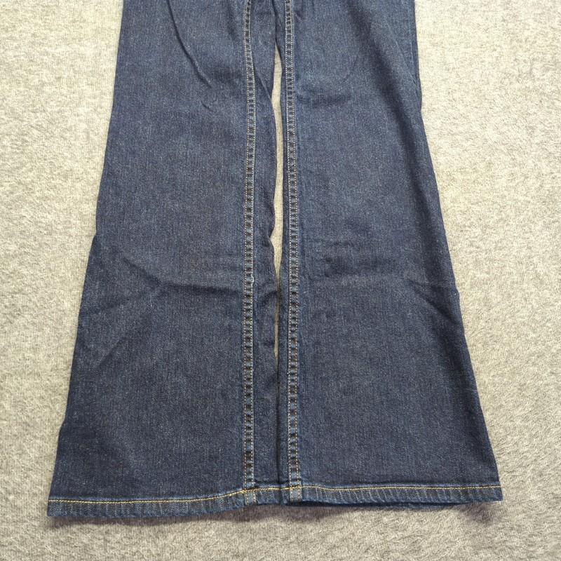 J Jill Jeans Womens 4 Blue Athletic Fit Low Rise Dark Wash Stretch Casual