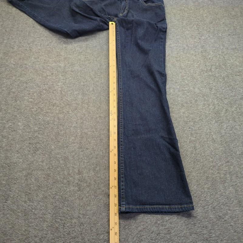 J Jill Jeans Womens 4 Blue Athletic Fit Low Rise Dark Wash Stretch Casual