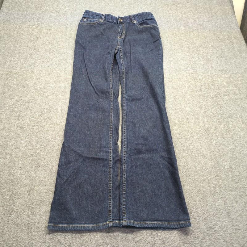 J Jill Jeans Womens 4 Blue Athletic Fit Low Rise Dark Wash Stretch Casual