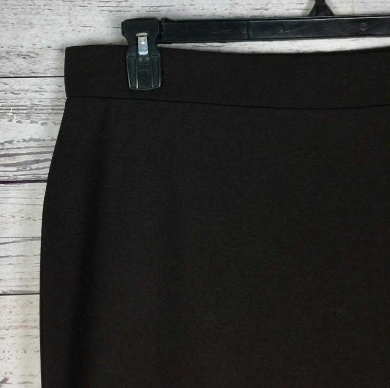 J Jill Knit Pencil Skirt Women’s Size M Walnut Brown Pull On Stretch NWT