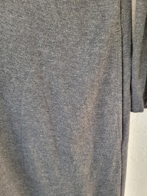 J Jill Pure Jill Size 3X Sweatshirt Dress Knit Midi Stretch Pockets Fall Gray