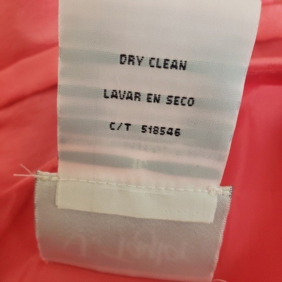J Taylor Peach Coral Sleeveless Round Neckline Knee Length Dress Size 16