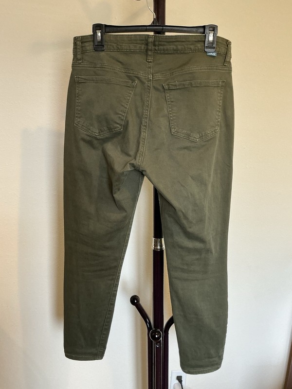 JAG Women’s Waistband Olive Green Denim Cotton Cecillia Skinny Jeans Size 8/29