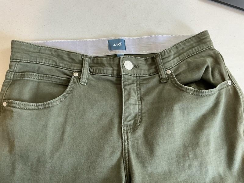 JAG Women’s Waistband Olive Green Denim Cotton Cecillia Skinny Jeans Size 8/29