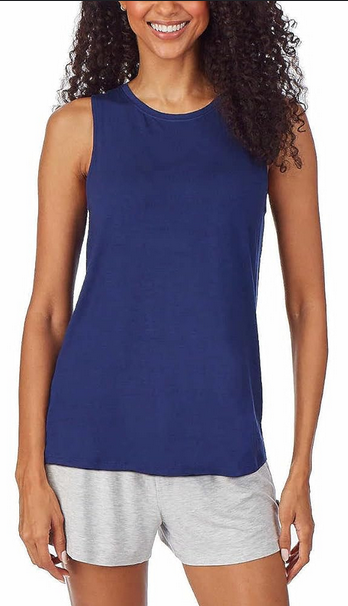 Jane And Bleecker Womens Lounge Tank Top 3 PACK (WHITE/NAVY/PINK L)NWOT