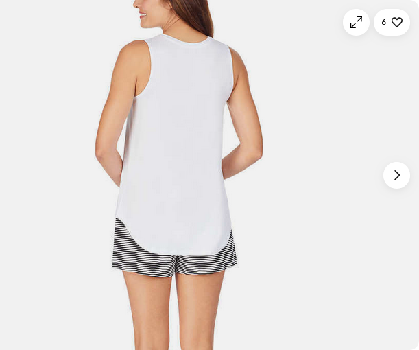 Jane And Bleecker Womens Lounge Tank Top 3 PACK (WHITE/NAVY/PINK L)NWOT