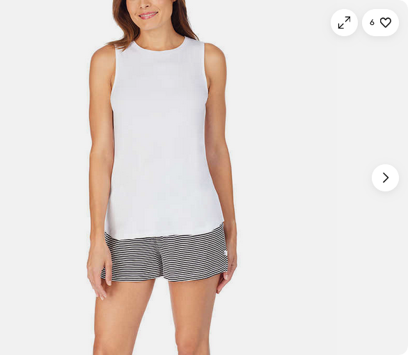 Jane And Bleecker Womens Lounge Tank Top 3 PACK (WHITE/NAVY/PINK L)NWOT