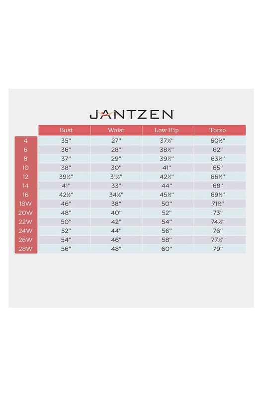 Jantzen Solid Surplice Maillot One- Piece Swimsuit Teal Palm
