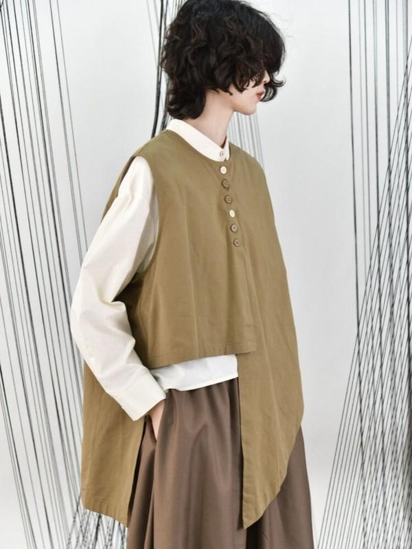 Japanese Women Street Style Irregular Sleeveless Coat Vest Top Casual