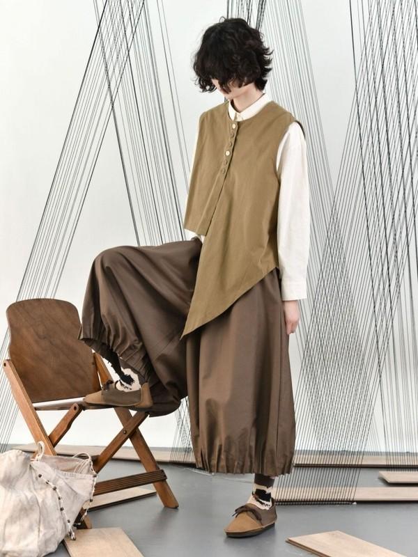 Japanese women Street style irregular sleeveless coat vest Top Casual