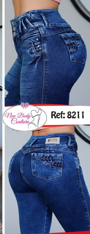 Jeans Bon Bon Up Levanta Cola Colombianos Butt Lifter High Waist Fashion 8211