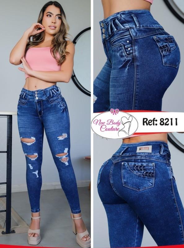 Jeans Bon Bon up Levanta cola colombianos butt lifter high waist fashion 8211