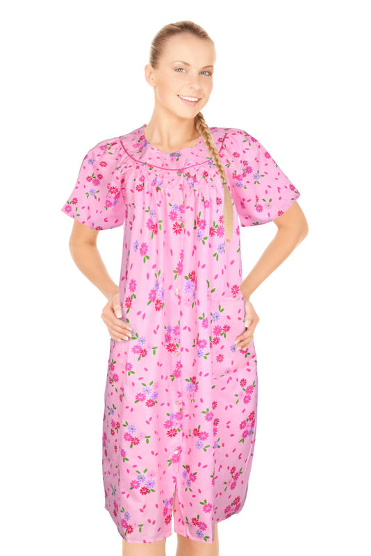 JEFFRICO House Dresses for Women with Pockets Lightweight Dusters Housecoat 2020