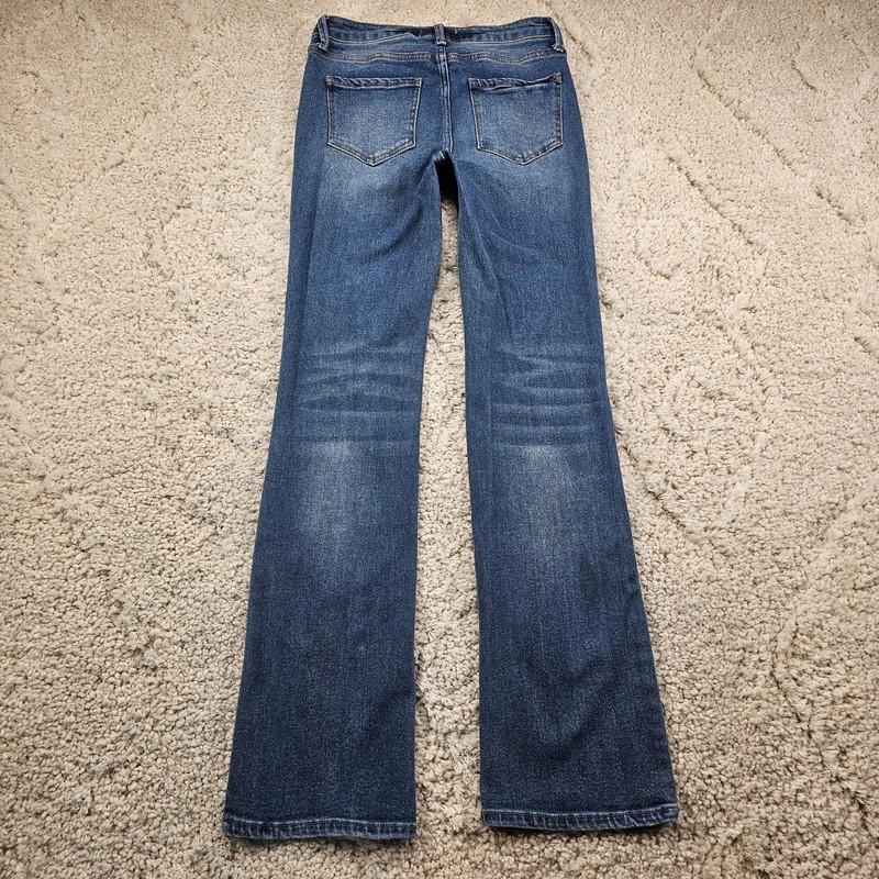 Jelly Jeans Womens Jeans Bootcut Stretch Whiskered Cowgirl Y2K Size 5 27x32