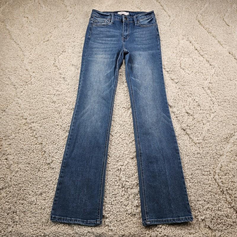Jelly Jeans Womens Jeans Bootcut Stretch Whiskered Cowgirl Y2K Size 5 27x32