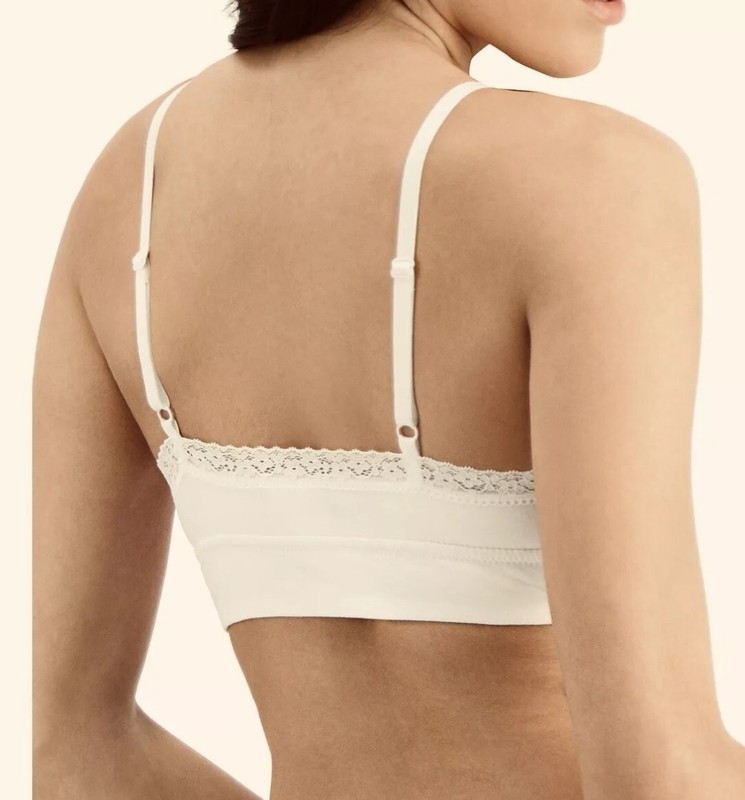 Jenni On Repeat Wide Lace Bralette Chai (Nude) S
