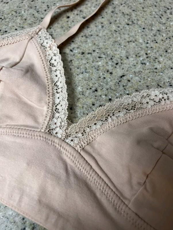 Jenni On Repeat Wide Lace Bralette Chai (Nude) S