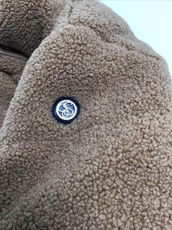 Jessica Simpson Women’s Sherpa Puffer Coat In Cognac Size X-Large