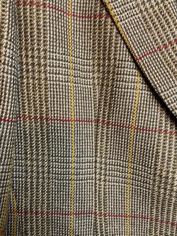 JG Hook Wool Houndstooth Blazer Women’s Size 14 Brown Plaid