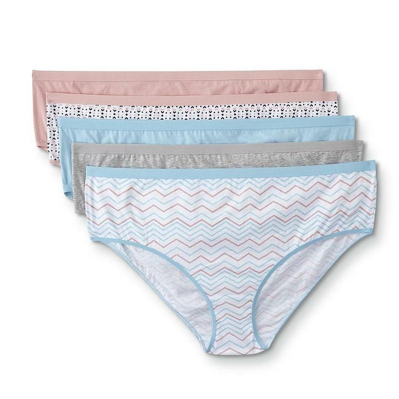 Joe Boxer Women's 100 Cotton Plus Size Hipster Brief Panties 5-pack & 4 More
