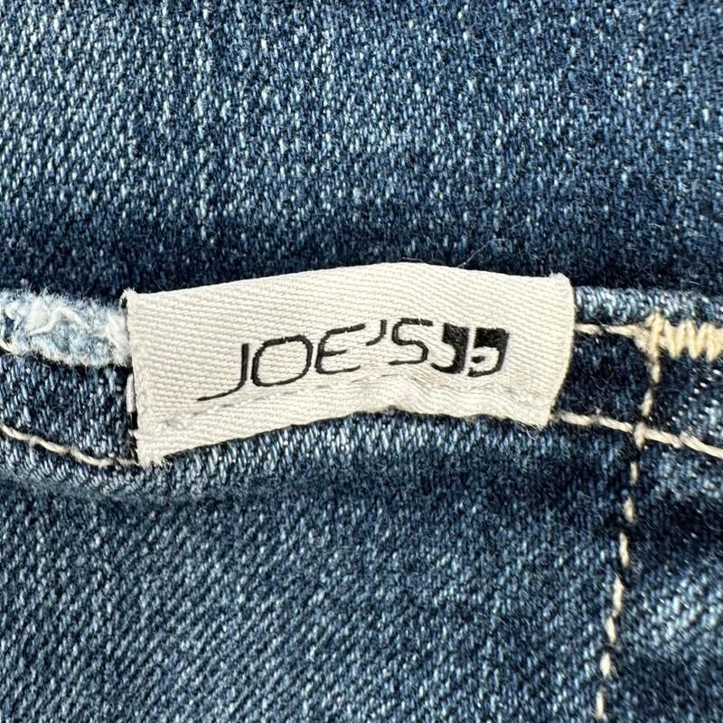 Joe's Jeans High Rise Skinny Ankle Distressed Women's Size 27 Stretch Blue 11062
