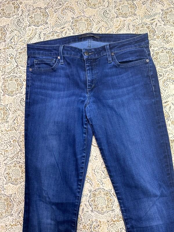 Joes Jeans Womens Sz 31 The Skinny Dark Wash Stretch Mid Rise Designer Jean Blue