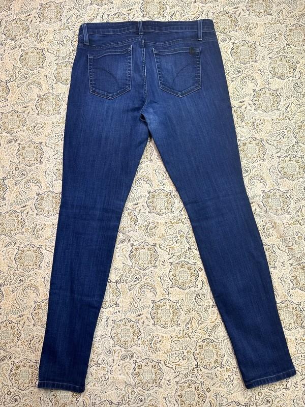 Joes Jeans Womens Sz 31 The Skinny Dark Wash Stretch Mid Rise Designer Jean Blue
