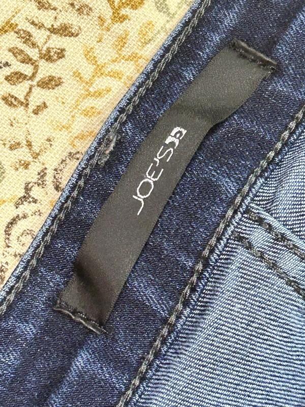 Joes Jeans Womens Sz 31 The Skinny Dark Wash Stretch Mid Rise Designer Jean Blue