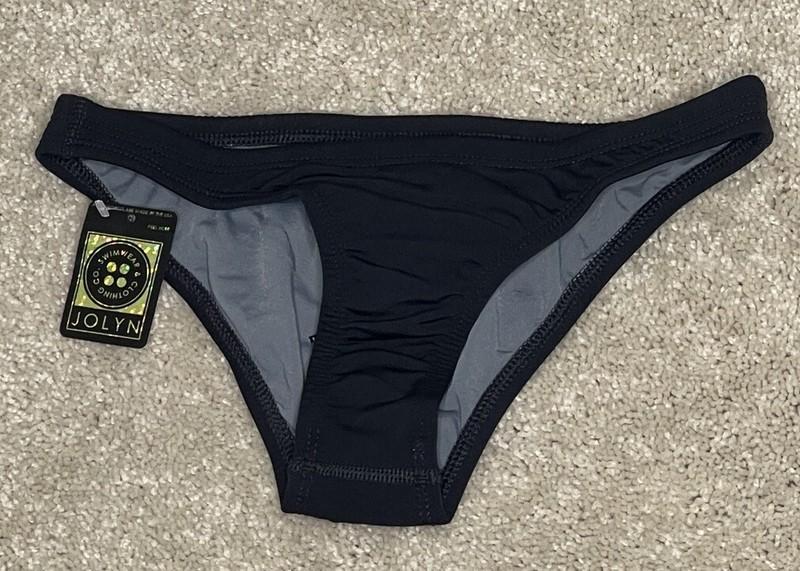 Jolyn Bikini Swim Bottom Europe Style Black Small New With Tags