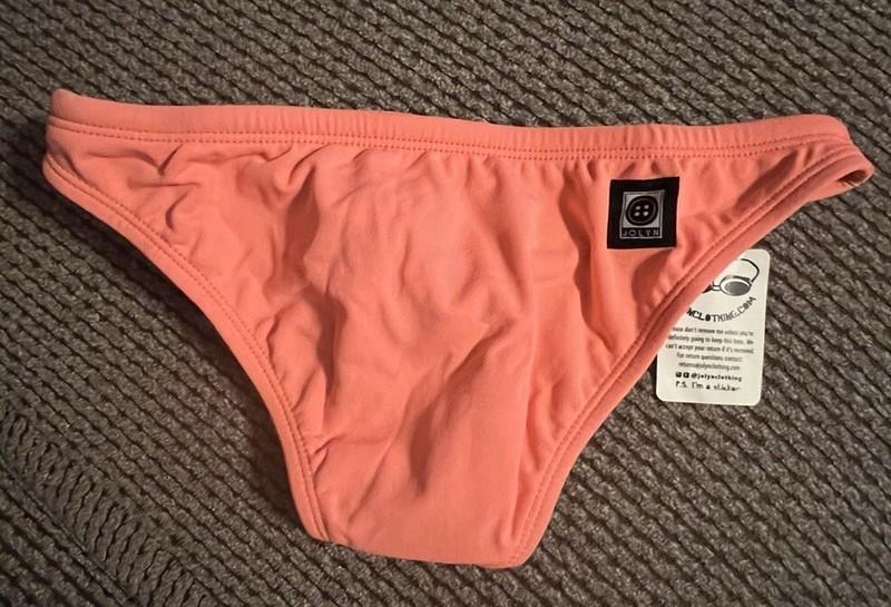 Jolyn Bikini Swim Bottom Europe Style Pink (Papaya) Small New With Tags