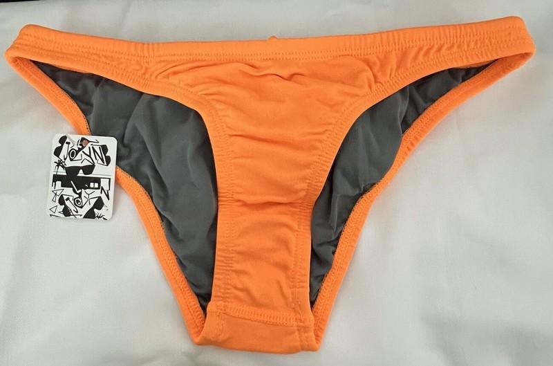 Jolyn Bikini Swim Bottom Large Europe Style Orange (Citrus) New With Tags