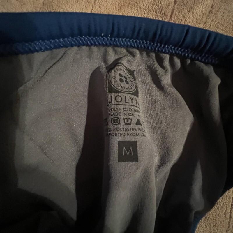 Jolyn Bikini Swim Bottom MIDL Style Deep Blue Sea Medium New With Tags