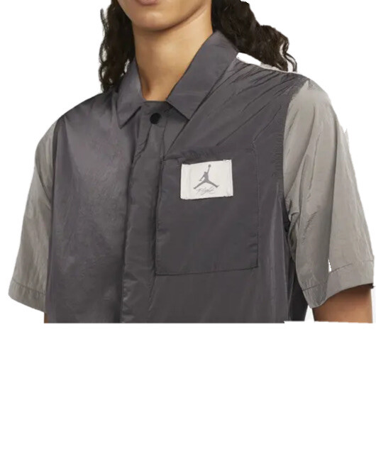 Jordan Essentials Women's Flight Suit Jumpsuit Gray Size Large DD7063-082