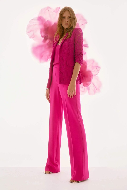 Joseph Ribkoff Geranium Fitted Floral Lace Blazer Jacket 251726