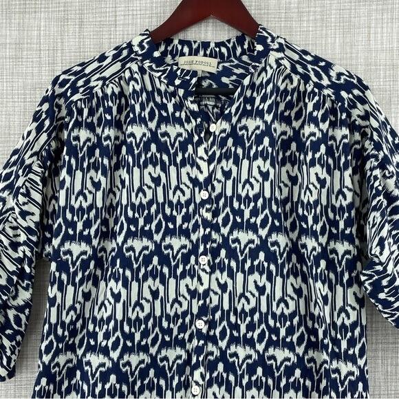 Josh Podoll Womens Size Medium Short Sleeve Button Front Romper 0076
