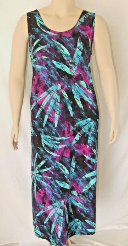 Jostar Travel Knit Dress long A-Line Tank Stretchy NO-IRON poly/span. 101