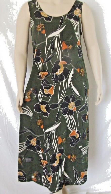 Jostar Travel Knit Dress long A-Line Tank Stretchy NO-IRON poly/span. 239 O