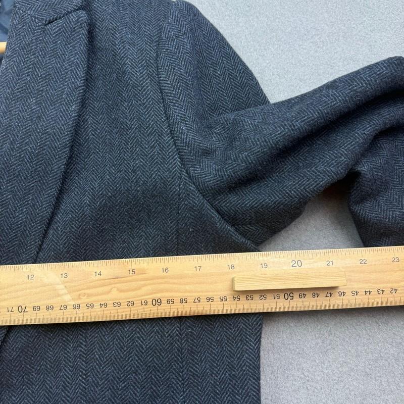 JOULES Tweed Jacket UK 12 Navy WOOL Parade Blazer Hacking Herringbone Country