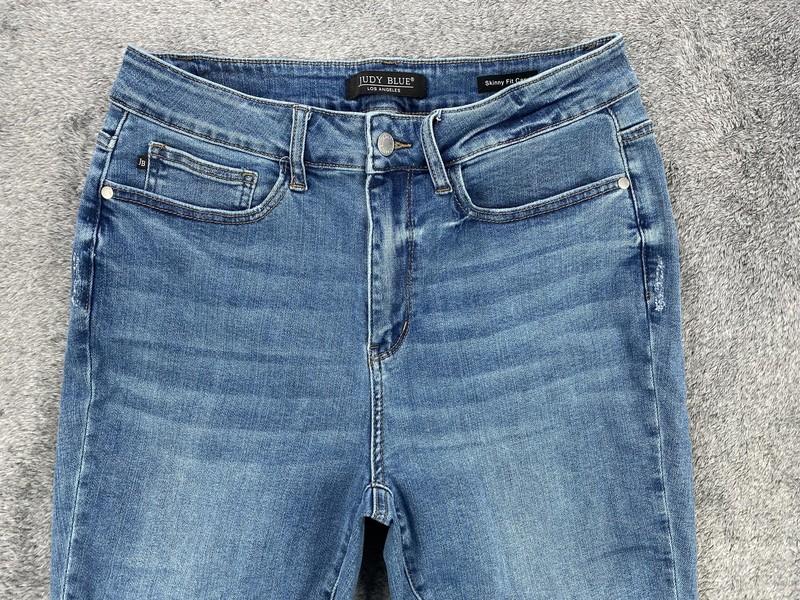 Judy Blue Capri Jeans Womens 14W Blue Skinny Fit Stretch Denim 5-Pocket JB78101