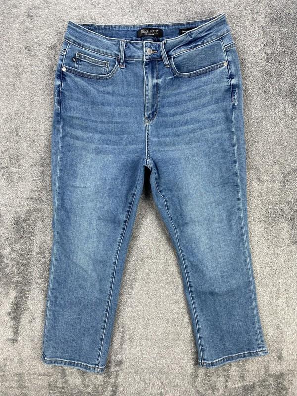 Judy Blue Capri Jeans Womens 14W Blue Skinny Fit Stretch Denim 5-Pocket JB78101