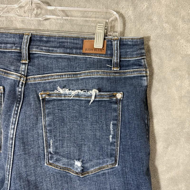 Judy Blue Jeans Women’s 11/30 Wide Leg Stretch Denim Cotton Blend JB82497