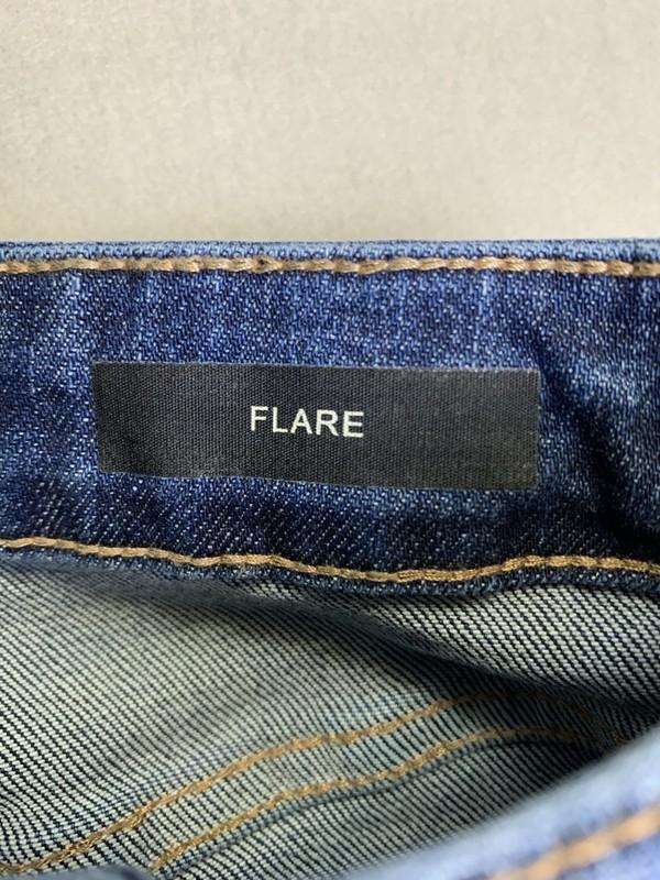Judy Blue Jeans Women’s Sz 9/29 Blue Flare Distressed Raw Hem Western Cowgirl