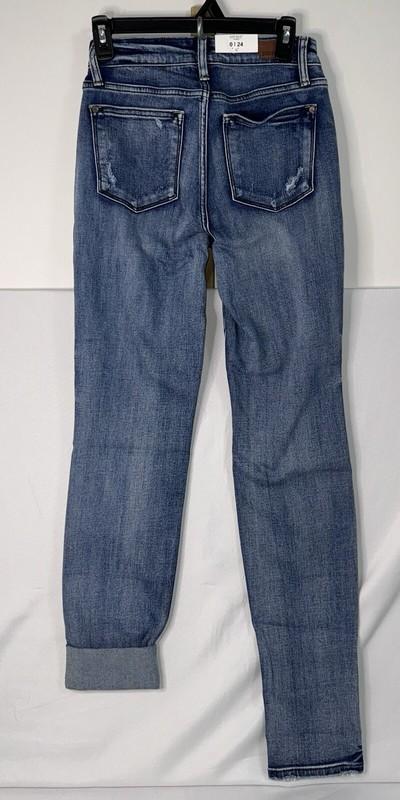 Judy Blue Jeans Womens 0/24 High Rise Boyfriend Fit Stretch Denim