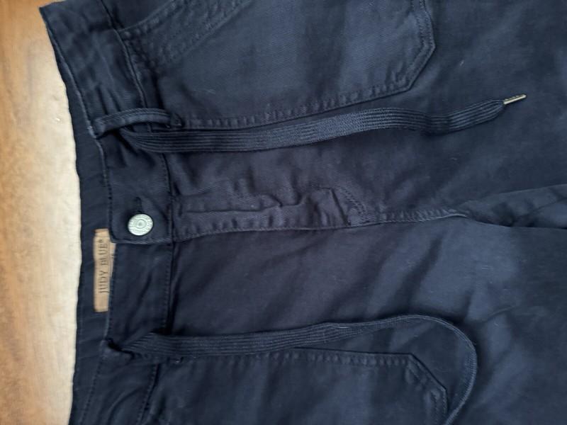 Judy Blue Jeans Womens Size 11/30 Airplane Mode Navy High Ri Pull On Drawstring