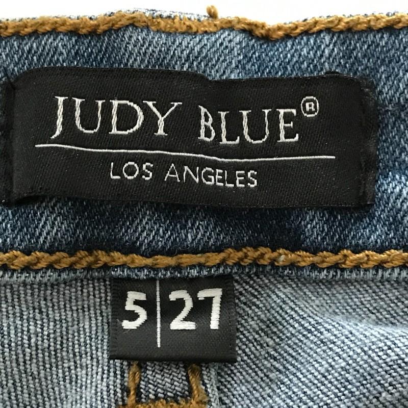 Judy Blue Skinny Jeans Women 5/27 Blue Distressed Stretch Dark Wash Hippie