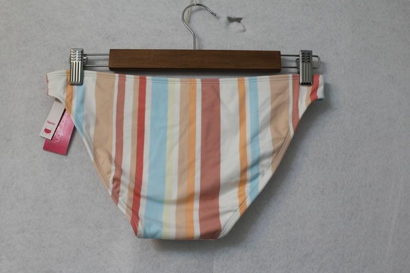 Juniors' Hipster Bikini Bottom - Xhilaration Multi Stripe Size M (4-6)