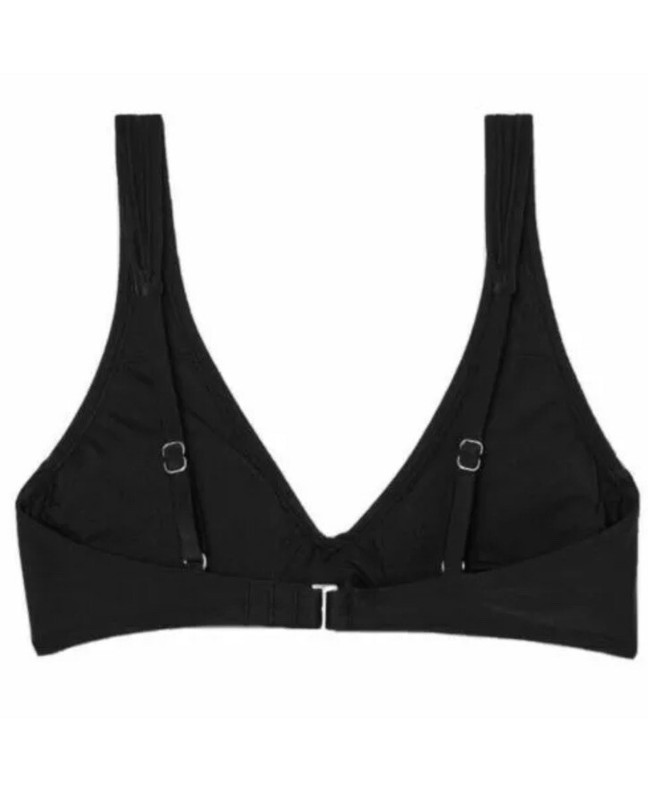 Juniors' Tie-Front Bralette Bikini Top Xhilaration Black Size XS (00)