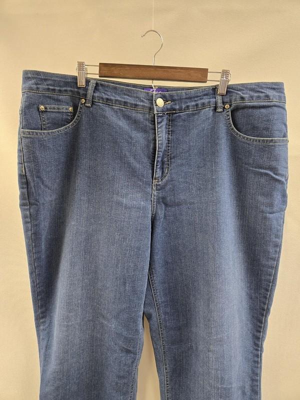Just My Size Jeans Womens 26W Classic Fit Denim Straight Leg Stretch Pants